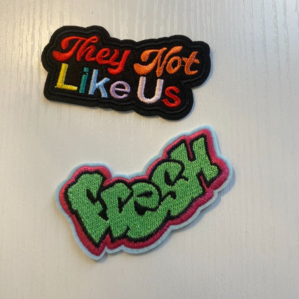 Iron on patches